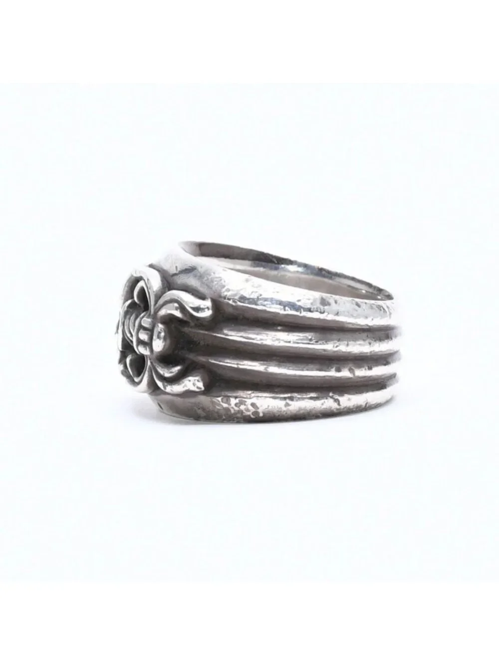 Chrome Hearts Dagger Heart Ring 925 Sterling Silver